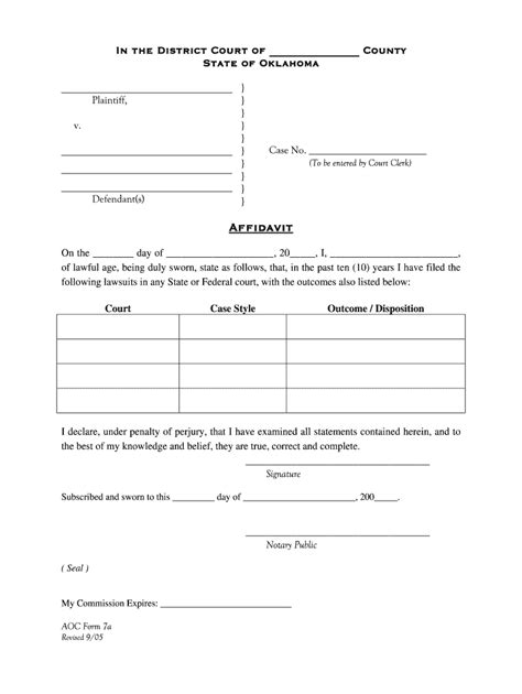 Affidavit Of Non Compliance Form Fill Out and Sign Printable PDF