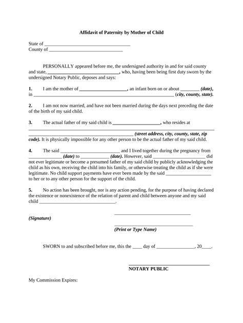Affidavit Paternity Form Complete with ease airSlate SignNow