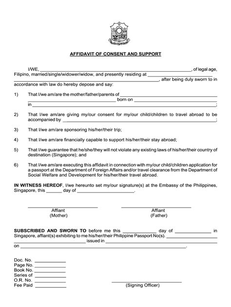 Affidavit format for Medical Assistance WIDOW docx