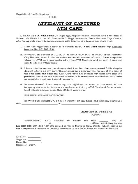 Affidavit of Captured ATM CELEBRE docx