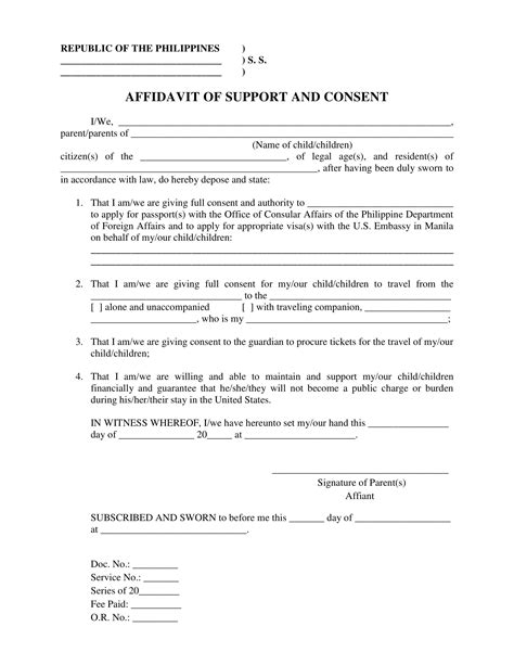 Affidavit of Parental Consent pdf