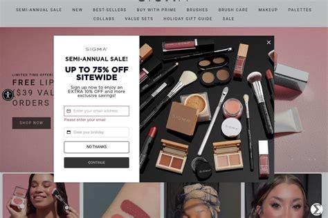 Affiliate Program Sigma Beauty