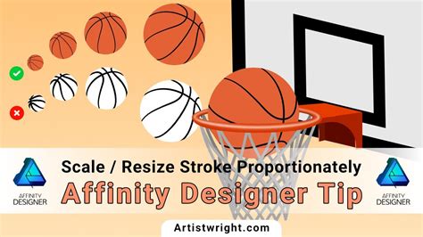 Affinity Designer Resize Stroke Proportionately Scale with Object YouTube