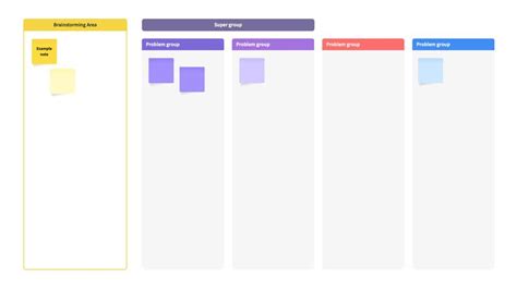 Affinity Diagram Template Moqups