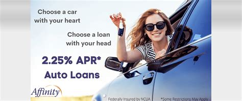 Affinity car loan. AUTO LOANS WITH AFFINITY. Get the best deal & skip your next 3 months of payments. It’s free to do and only takes moments to apply. Loan Rates. Apply Online. Quick online … 