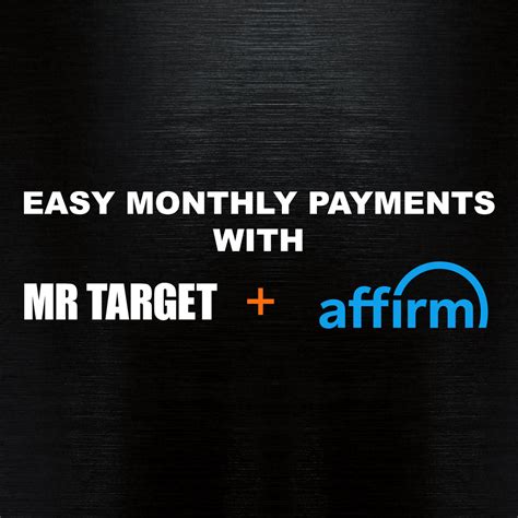 Affirm target. Things To Know About Affirm target. 