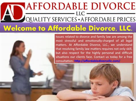 Affordable divorce lawyer. When seeking legal advice and representation, it is crucial to know there are resources available free of charge. Many areas have legal aid organizations that receive funding to represent people who cannot afford their own attorneys. Additionally, most area bar associations have programs that … See more 