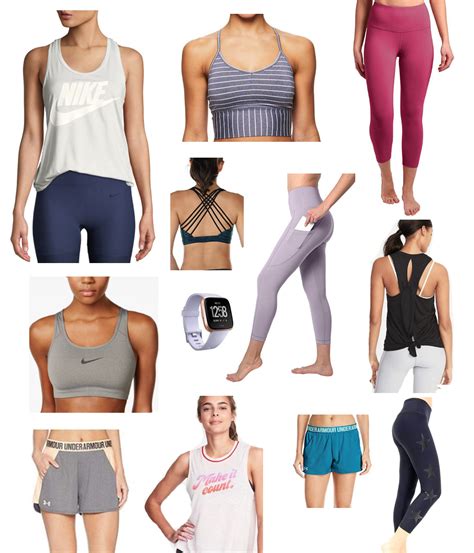 Affordable gym clothes. On to the activewear: With temperatures slowly (but surely!) rising, you'll want a new workout tee or tank. Both are fabricated with anti-odor technology to keep your shirts fresh wear after wear. 