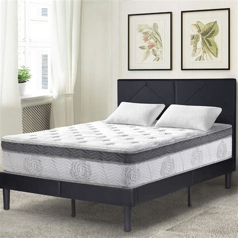 Affordable king size mattress. Mattress Type. Whether you’re looking for a twin mattress, full-size mattress, queen mattress or king-size mattress, mattress type is one component to consider. The traditional and most common option is innerspring. This type is constructed with coils that compress with pressure and provide support while you sleep. 