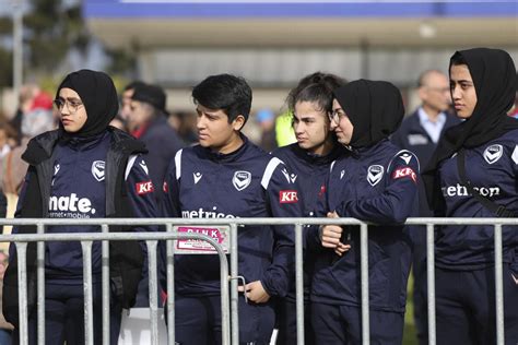 Afghan players watch Morocco’s team practice for Women’s World Cup, hoping to get their chance