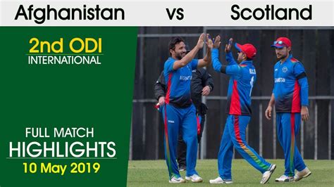 Afghanistan vs Scotland Match Details - Sportskeeda