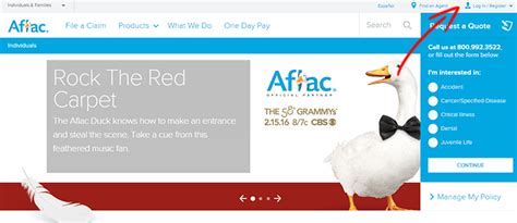  Access your Aflac account 24/7 with MyAflac®. Register for MyAflac to access information about your coverage, at your convenience. Submit claims and check claims status. View secure messages including your explanation of benefits. View and manage your coverage. Make changes to your policies. Make payments and enroll in direct deposit for fast ... . 