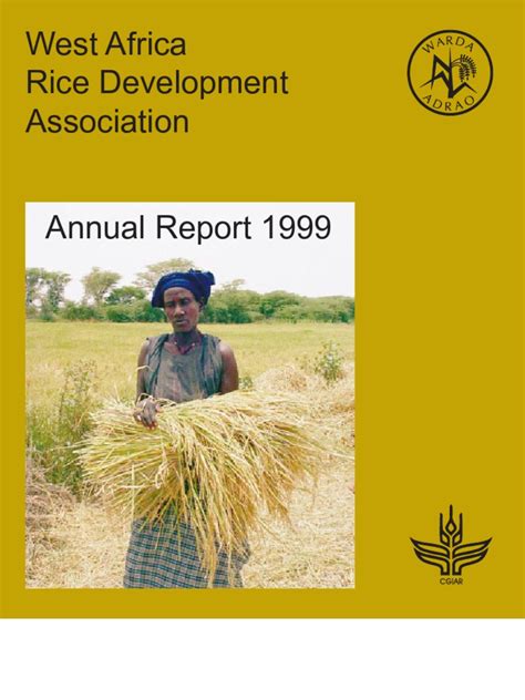 AfricaRice Annual Report 1999