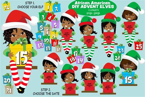 African American Advent Calendar Printable Calendar