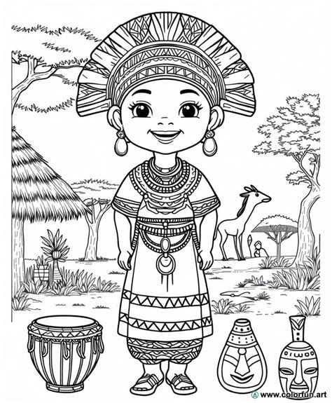 African Coloring
