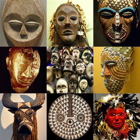 African Masks Information and Examples