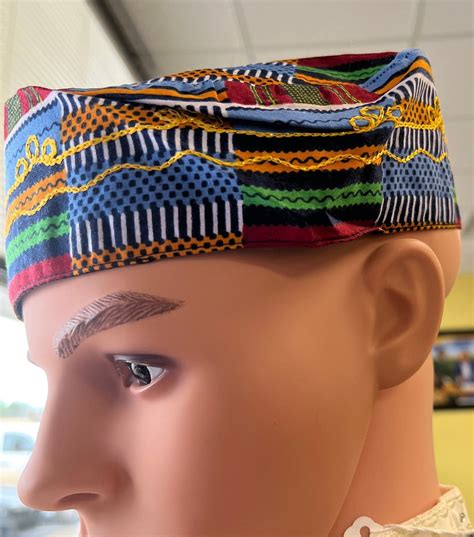 African Pillbox Hat - Etsy