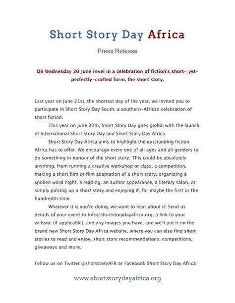 African Short Story and Poem