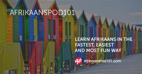 Afrikaans Dictionary AfrikaansPod101.com