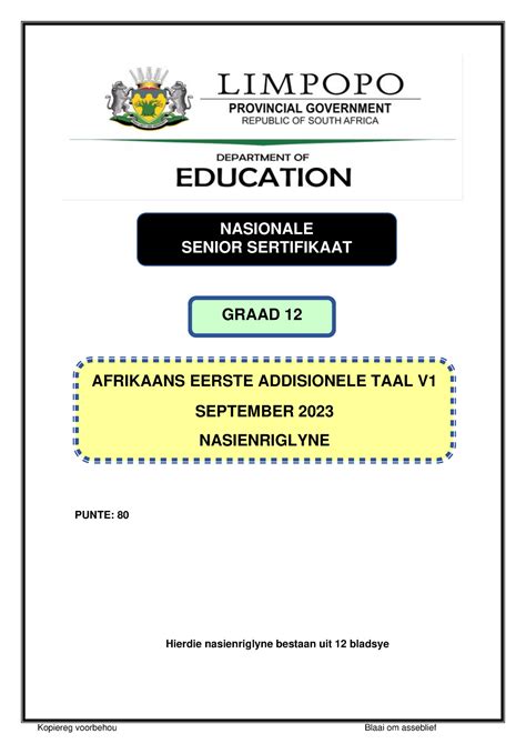 Afrikaans FAL P1 Nov 2024.pdf - GRADE 12 NASIONALE SENIOR...