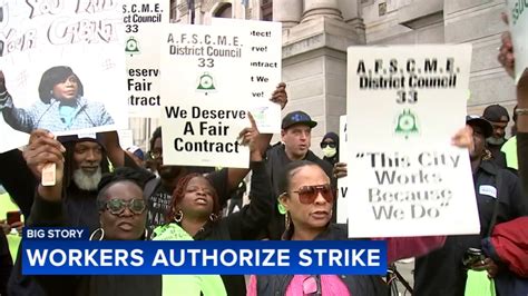 Afscme district council.  When we stand AFSCME District Council 33 workers protest ...
