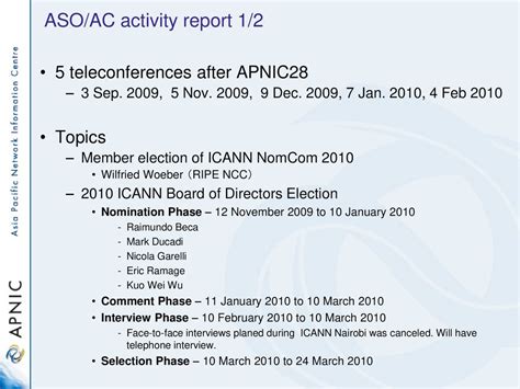 After Action Report Conducted 19 January 2010 - ICANN