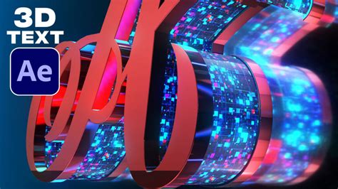 After Effects Beautiful 3D Text Animation Element 3D » Fattu Tutorials