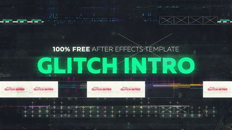 After Effects Glitch Template