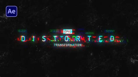 After Effects Glitch Tutorial Tutorial, After effects, Glitch effect