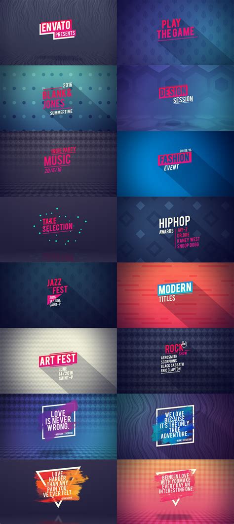 After Effects Template Design Graphique Text Design Banner Design
