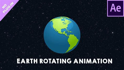 After Effects Tutorial Motion Graphic 3D Globe Rotation in After
