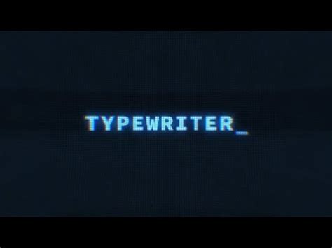After Effects Typing Typewriter Animation Free Preset Download Youtube