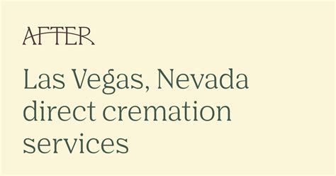 After cremation las vegas.  Together, we can help future generations throu...