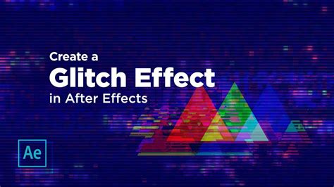 After effects glitch animation {lvmue}
