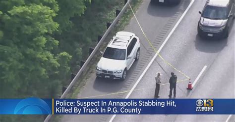 After fleeing Annapolis stabbing, suspect killed walking into traffic in Prince George’s Co.