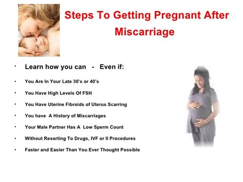 After miscarriage is it possible getting pregnant