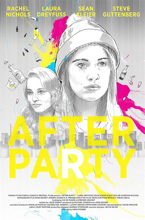 Jan 27, 2022 · Here are six things you need to know about The Afterparty. 1. It’s been in development for a decade. It’s been a decade since the initial idea for The Afterparty hit Chris Miller and a lot has happened since he wrote the script. Success hit, their schedules became packed, and The Afterparty got put on the back-burner. .