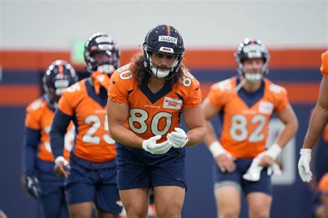 After promising but hamstrung rookie season, Broncos TE Greg Dulcich aiming for flexibility on the field and off
