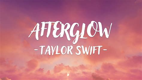 Afterglow lyrics. Things To Know About Afterglow lyrics. 