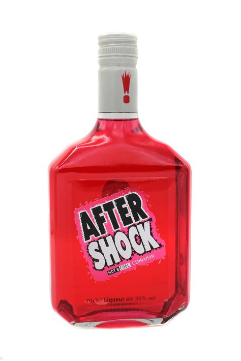 Aftershock alcohol. 0.86/5. Bankai. Vodka based. 0.72/5. Blue Horizon. Peach Schnapps based. 0.66/5. All the cocktails you can make with the ingredient Aftershock (Red). Add them to a list, your own bar, or view the best cocktails made with cocktail ingredient. 