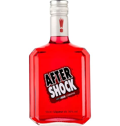 Aftershock booze. This sweetened liquor was launched in 2000 and brought down to 30% abv around a decade later. It's still going strong today, with its distinctive blue ... 