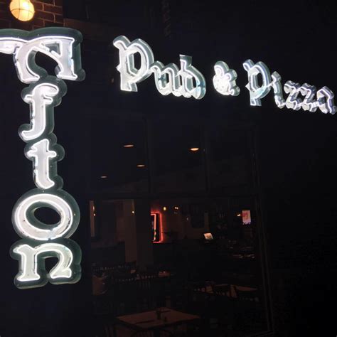 Afton pub and pizza. For everybody asking how you can help with the “Everybody eats here” efforts at Afton Pub & Pizza, we are up and running with our Pub It Forward program. $20 for any menu item and $6 for any kid menu item. Every donation will be matched by Afton Pub & Pizza so really your $20/$6 is purchasing 2 meals for someone who needs it! 