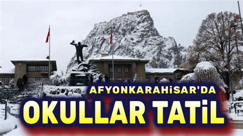 Afyon Afyon'da yarın okullar tatil!.. https://www  Facebook.