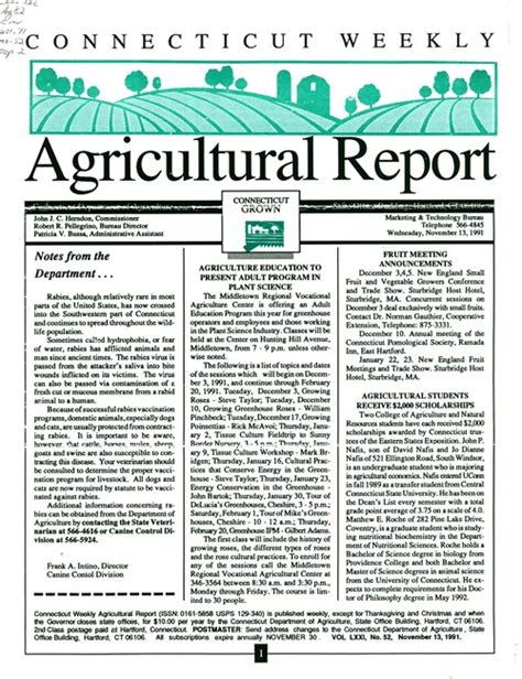 Ag report