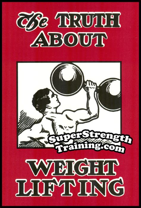 Against Heavy Weight Training by Alan Calvert