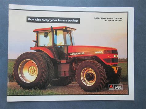 Agco allis 9600 and 9800 series tractors with 18 speed powershift product information sales manual original 694. - The pocket guide to selling greatness 1st edition.