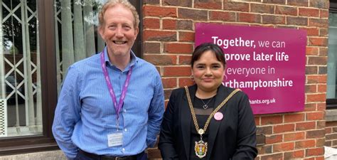 Age UK Northamptonshire Mayor of Northampton visit