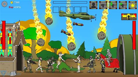 Train a massive army from cavemen riding dinosaurs to World War tanks! All the way to hugely devastating robot warriors from the future age! There are so many different units to train across 7.... 