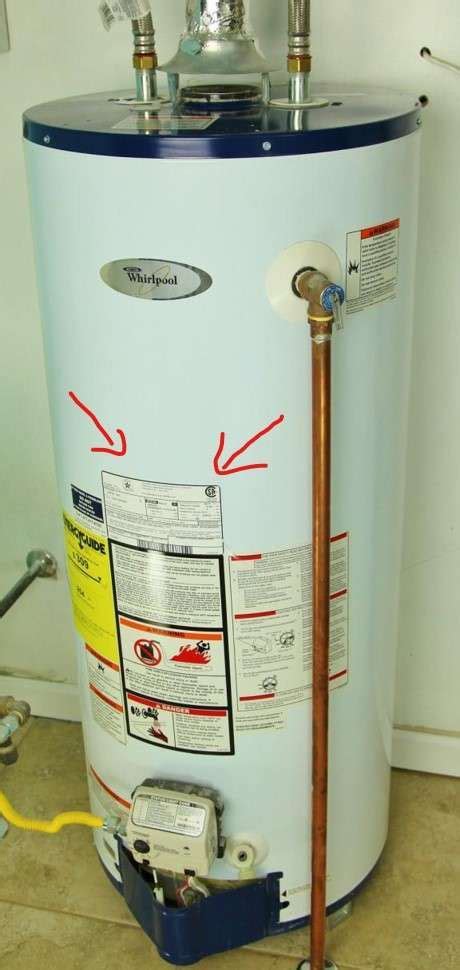 Age whirlpool water heater. Model# NU40T61-403 40 Gallon Tall Ultra Low NOx Natural Gas Water Heater - 6 Year Warranty Register 