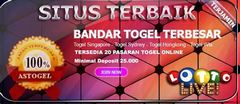 Agen togel aman dan terpercaya 2018. Live togel singapore 2020 hari.